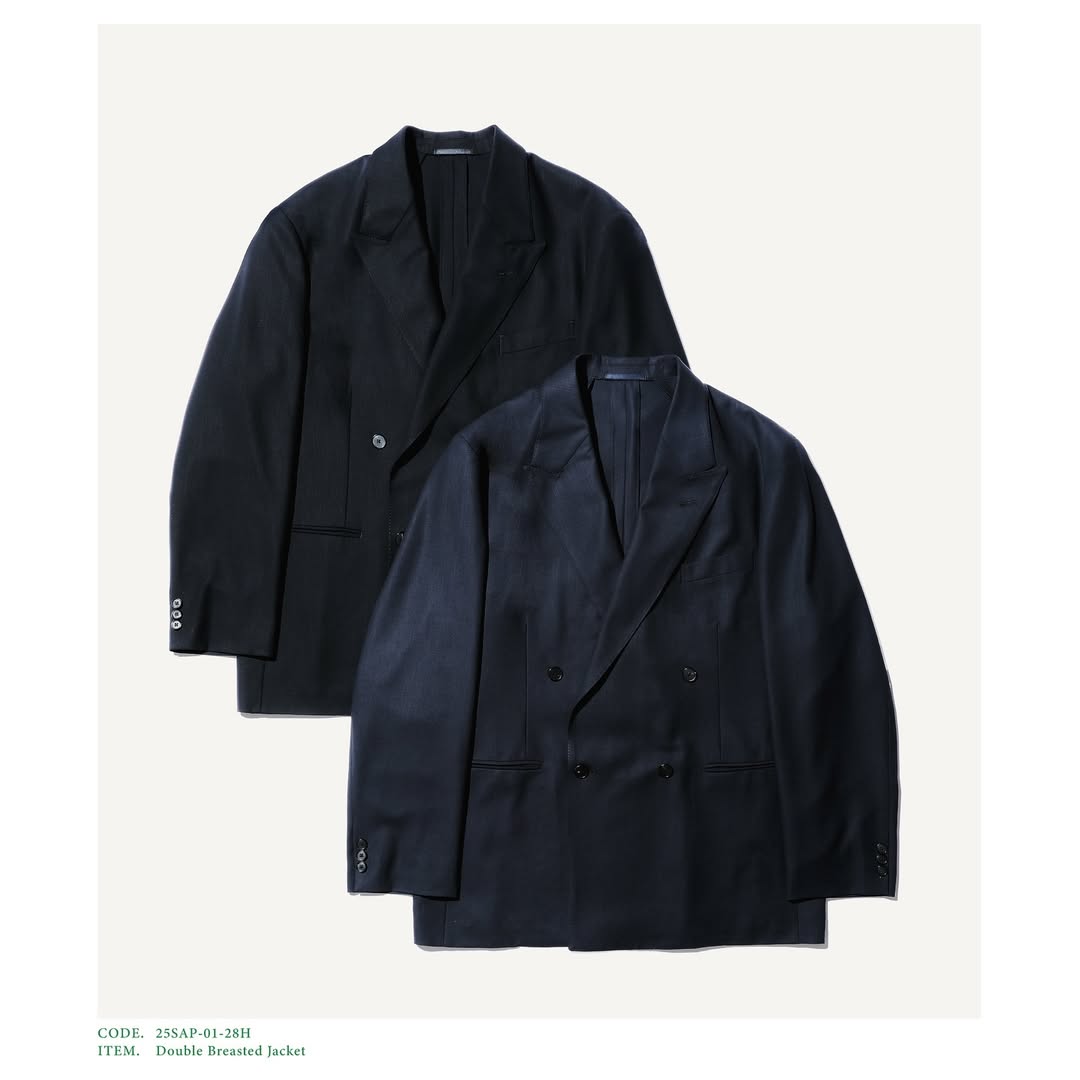 A.PRESSE 25SS Double Breasted Jacket